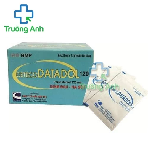 Ceteco datadol 120 TW3 - Thuốc giảm đau hạ sốt hiệu quả